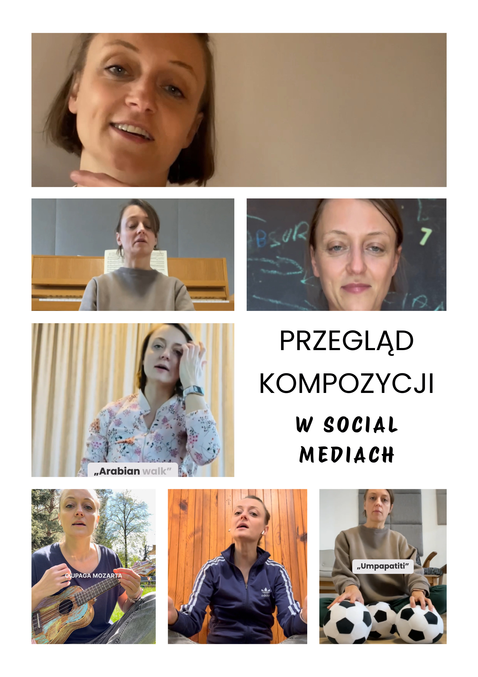 Biały Beżowy Schludny Rodzinny Siatka Plakat – kolaż ze zdjęć Biały Beżowy Schludny Rodzinny Siatka Plakat – kolaż ze zdjęć